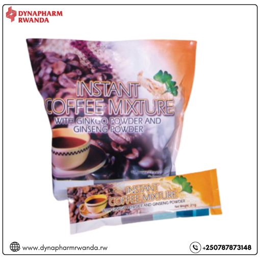 Instant Coffee mixture with Ginkgo and Ginseng Powder is specially formulated by using high quality Ginkgo leaves powder, Ginseng root powder and Coffee. Health Benefits: Improve memory Blood circulation Improve eyesight Reduce cholesterol level Prevents arteriosclerosis Antioxidant Prevents senile dementia Prevents Alzheimer’s Prevents impotence/ erectile dysfunction Prevent Edema Treat Hemorrhoids Prevent Inflammation Treat Migraine Anti Allergies Anti Asthma Anti-stress Resist infection Anti-oxidant Anti-aging Lower blood cholesterol Radiation protection How to use it Mix 1 sachet in (200ml) of hot water